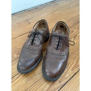 Allen Edmonds Brown Wingtip Oxfords, size 10.5